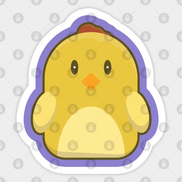 Simple Cute Chick Sticker by StimpyStuff